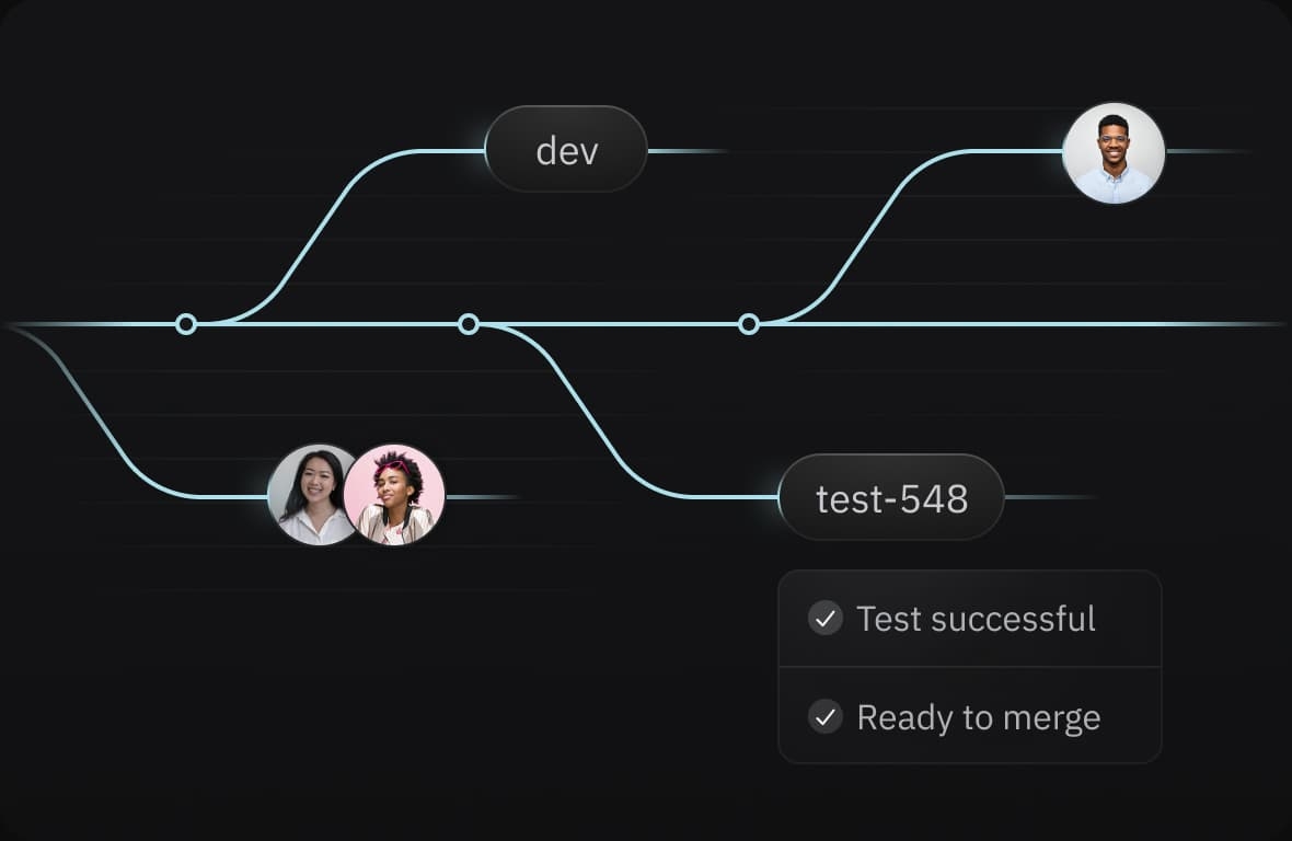 Neon branching interface